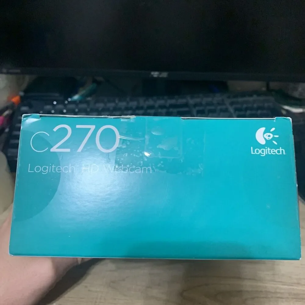 Logitech C270 Webcam HD 720p Widescreen for Video Calling and Recording NEW